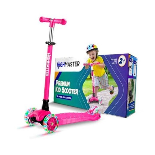 Highmaster kids scooter pink - kids,