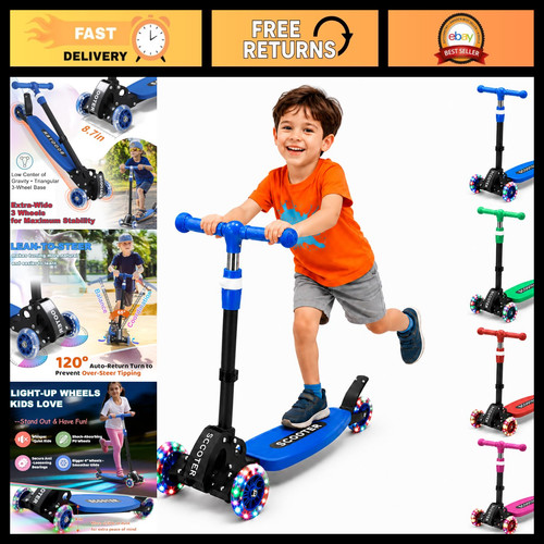 Light wheel kick - up, scooter