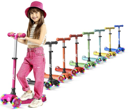 Wheel kids scooter led - kids,