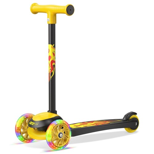 Wheel kids scooter - scooter, led