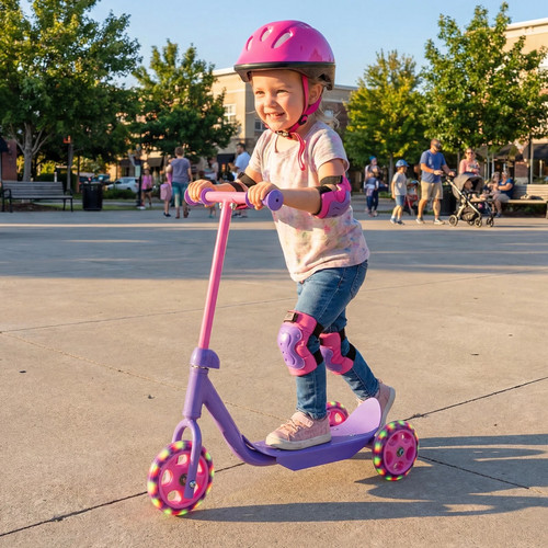 Wheel toddler scooter - toddler, with