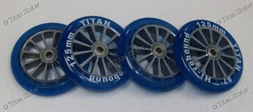 Four 125mm wheels - 125mm,