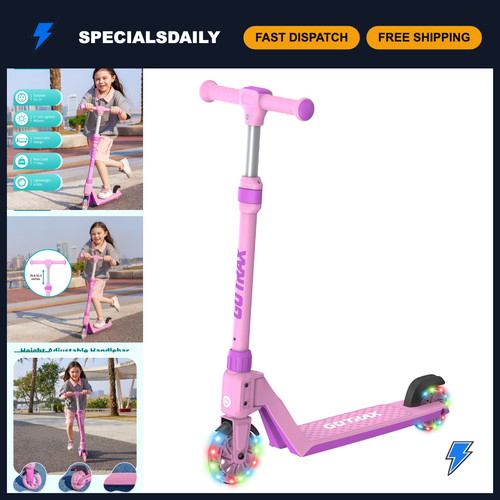 Kids kick scooter - with, led