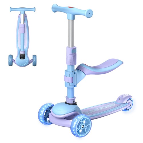 Kids kick scooter led wheels - led,